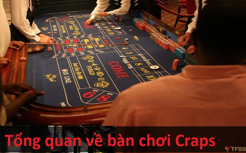 Cách chơi Craps TF88 - Phổ cập luật cơ bản nhất 2025 Tổng quan về bàn chơi Craps